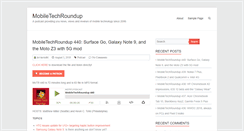 Desktop Screenshot of mobiletechroundup.com