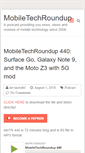 Mobile Screenshot of mobiletechroundup.com